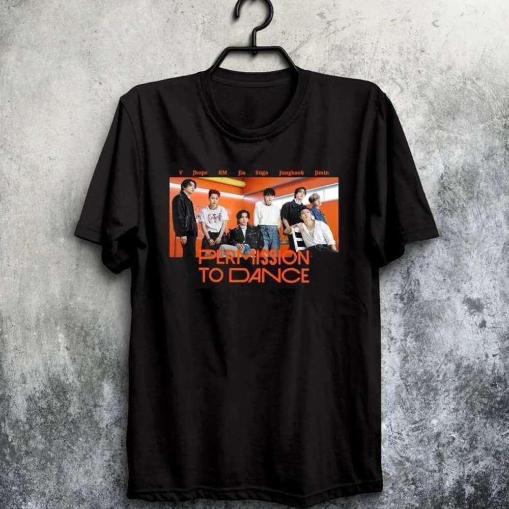 Bts Permission To Dance On Stage Las Vegas 2022 Retro K-Pop T-Shirt
